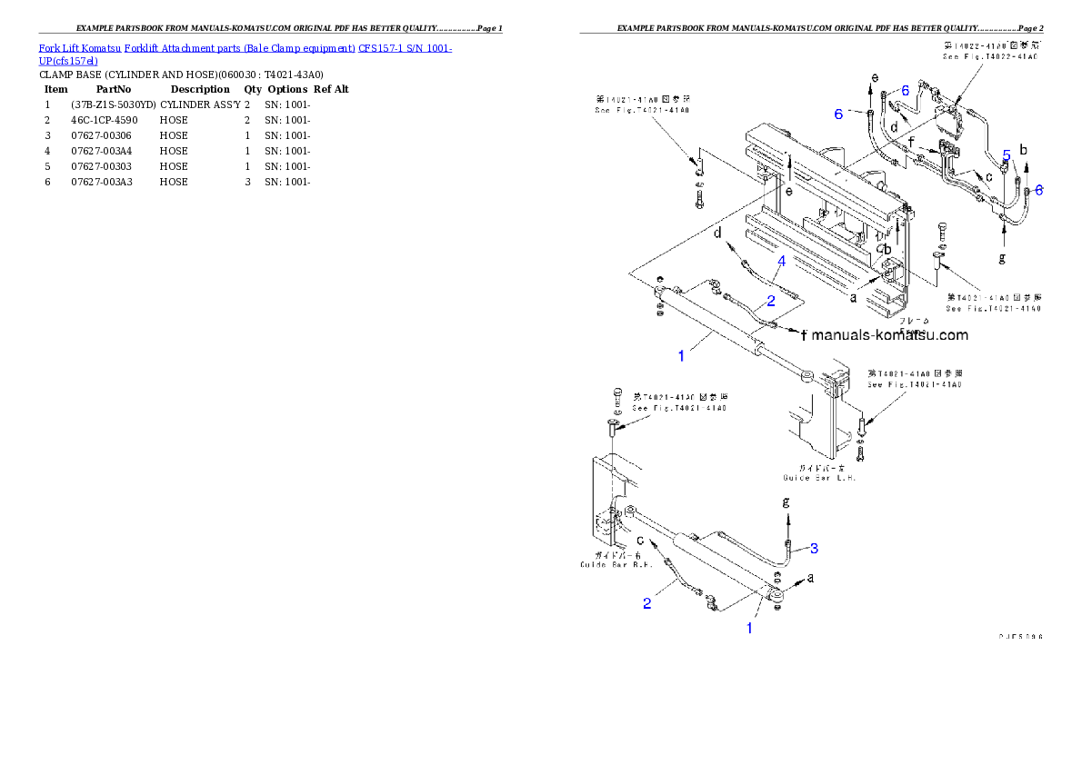 Protected: CFS157-1 S/N 1001-UP Partsbook