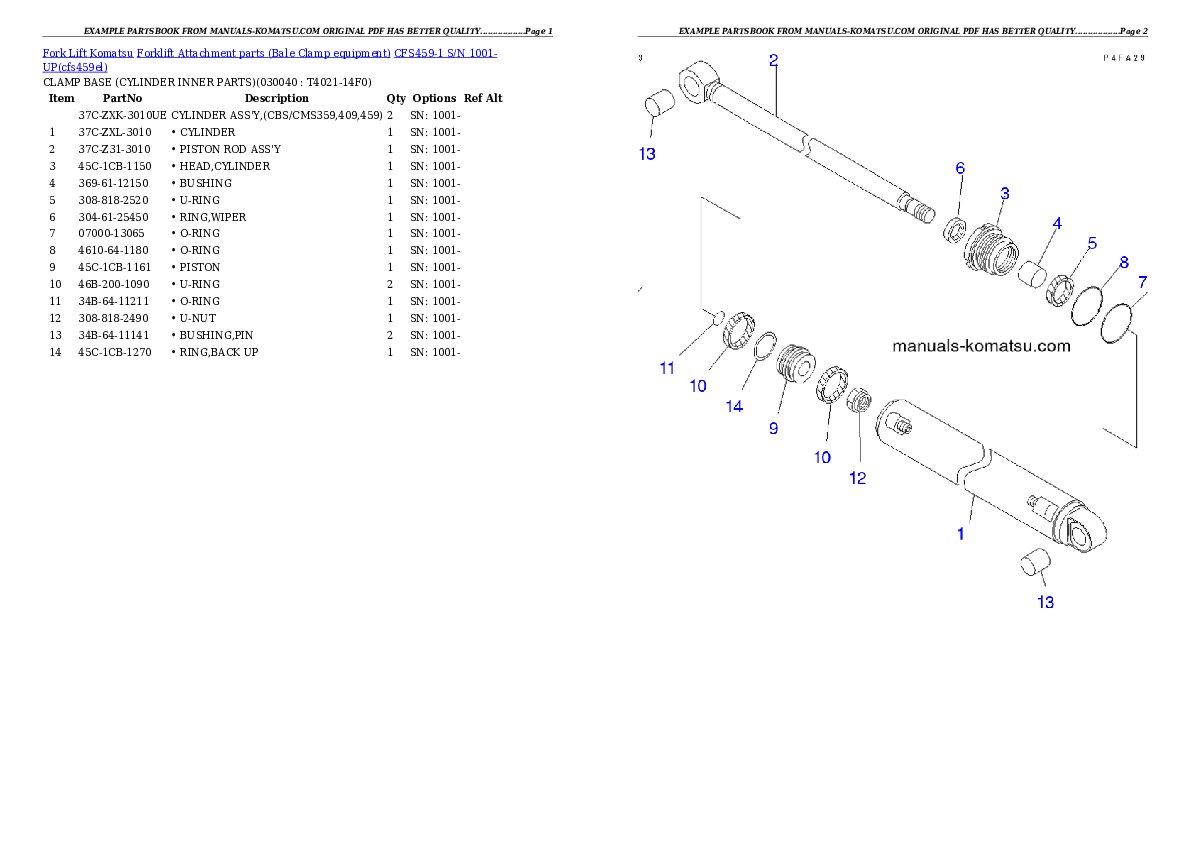 Protected: CFS459-1 S/N 1001-UP Partsbook