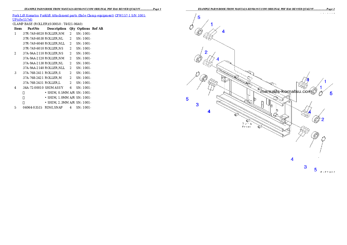 Protected: CFW157-1 S/N 1001-UP Partsbook