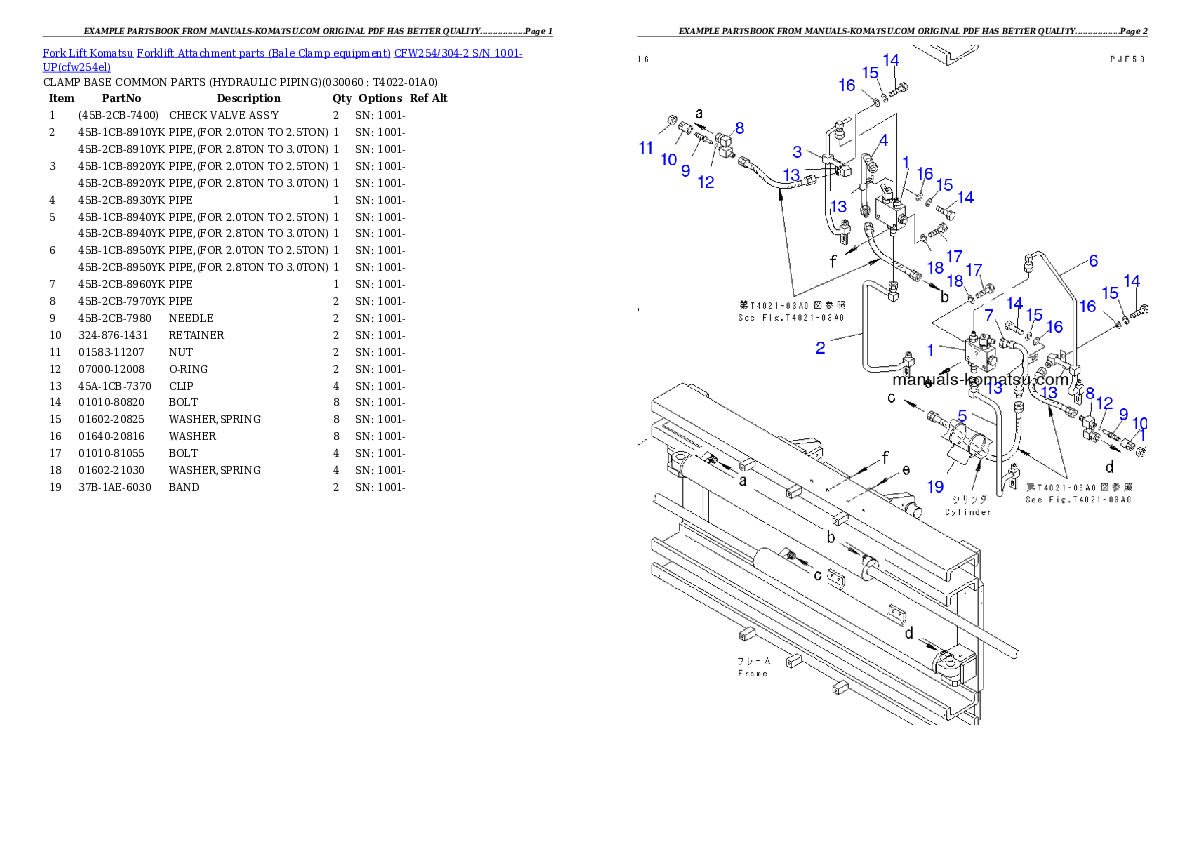 Protected: CFW254/304-2 S/N 1001-UP Partsbook