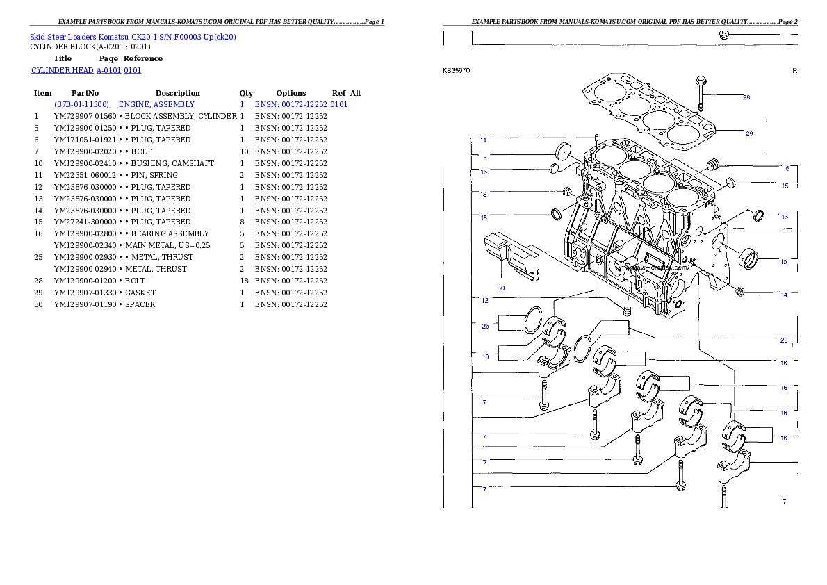 Protected: CK20-1 S/N F00003-Up Partsbook