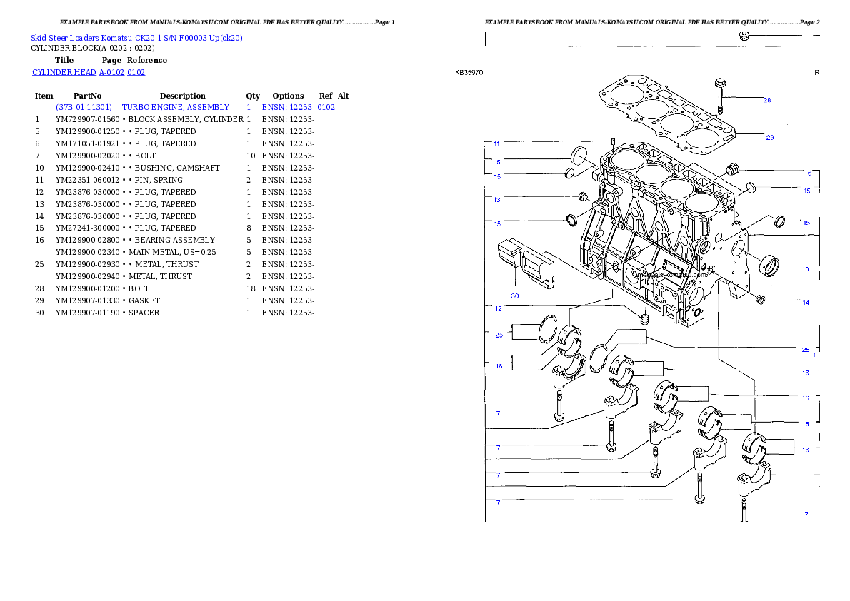 Protected: CK20-1 S/N F00003-Up Partsbook