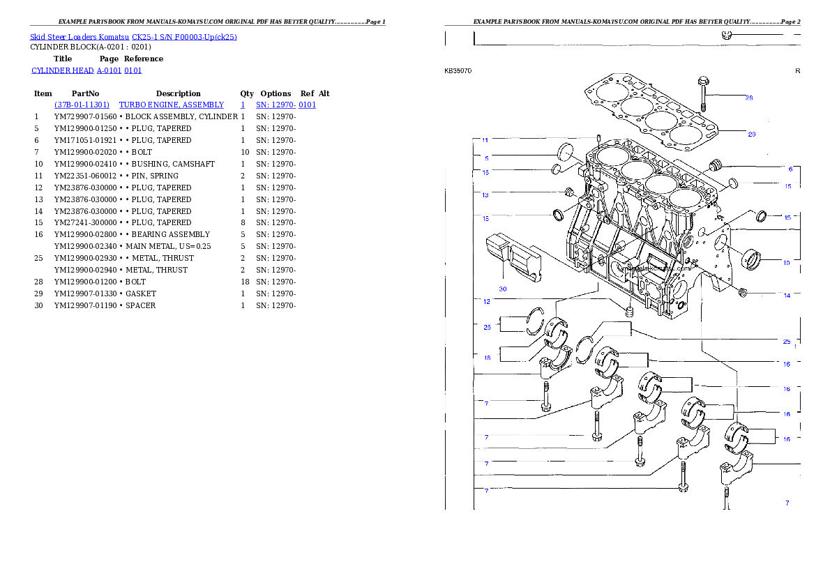 Protected: CK25-1 S/N F00003-Up Partsbook
