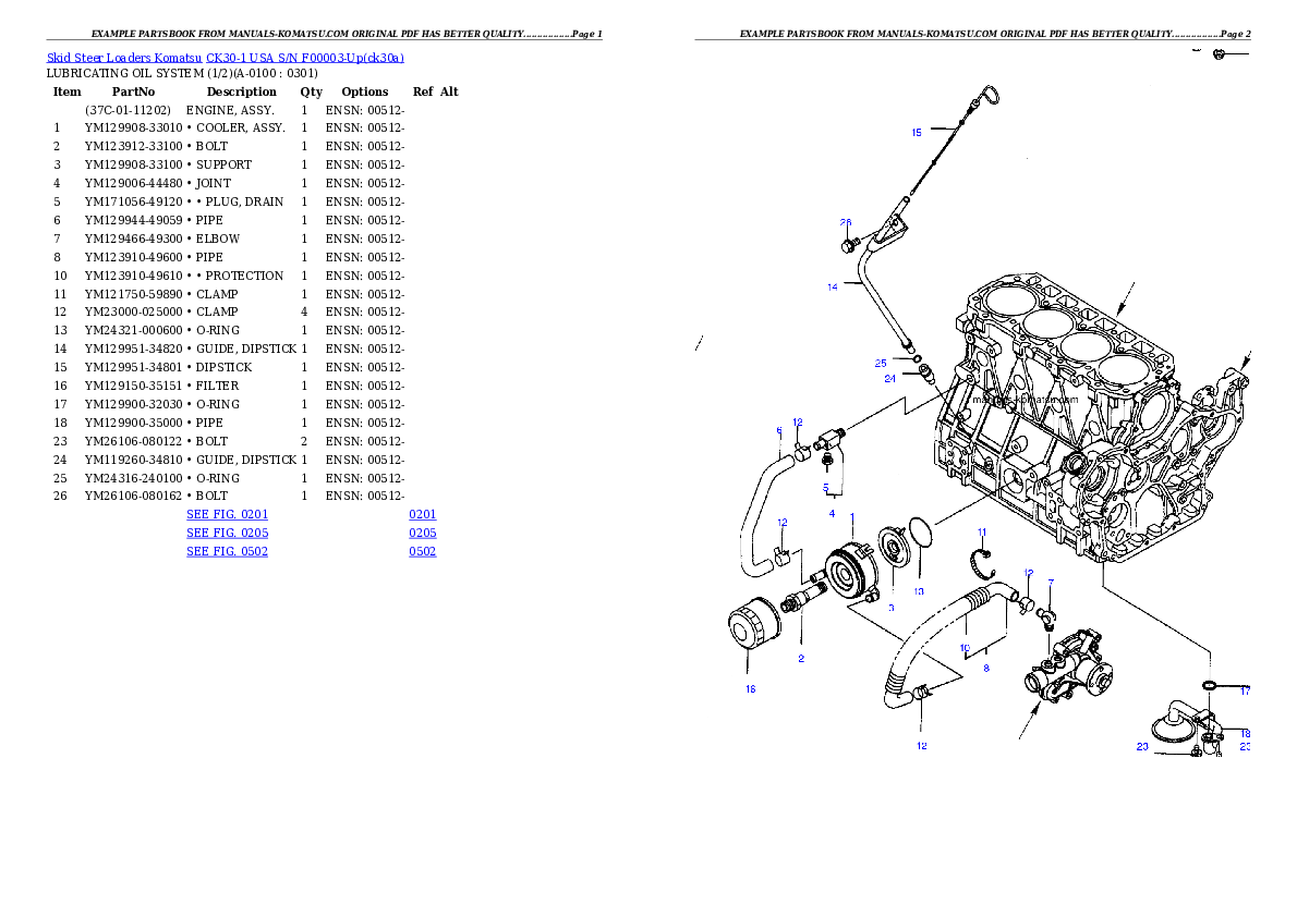 Protected: CK30-1 USA S/N F00003-Up Partsbook