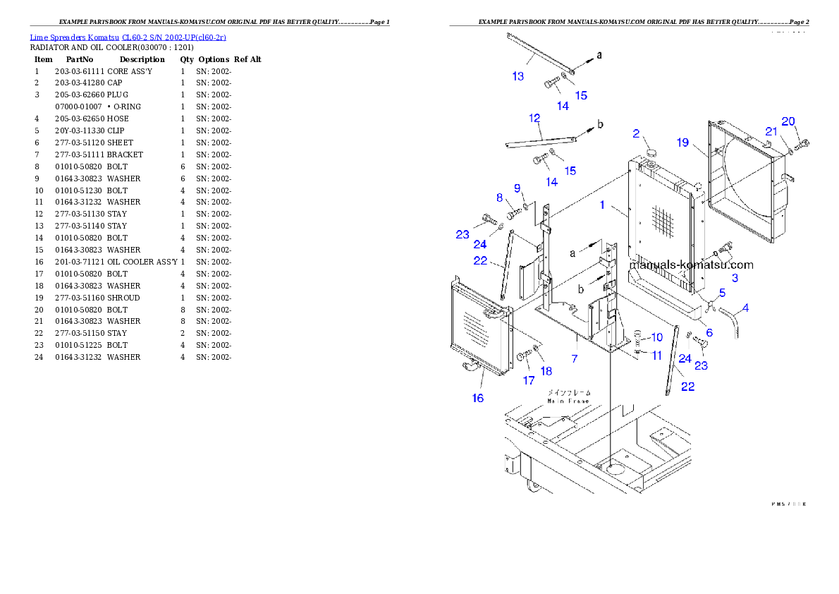Protected: CL60-2 S/N 2002-UP Partsbook
