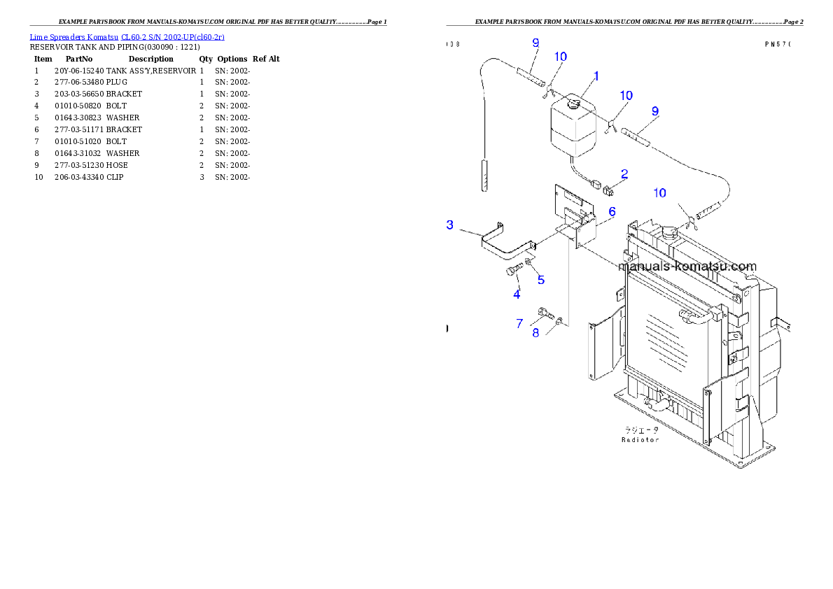 Protected: CL60-2 S/N 2002-UP Partsbook