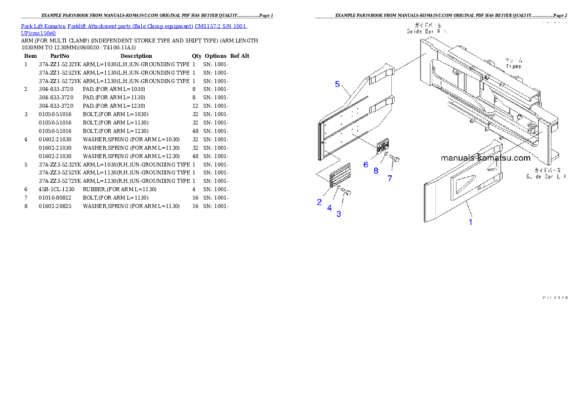 Protected: CMS157-2 S/N 1001-UP Partsbook