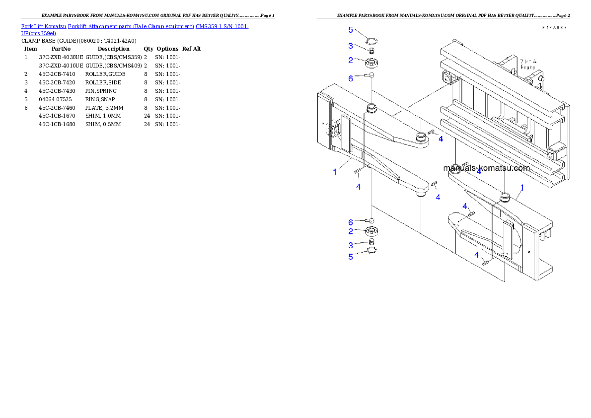 Protected: CMS359-1 S/N 1001-UP Partsbook
