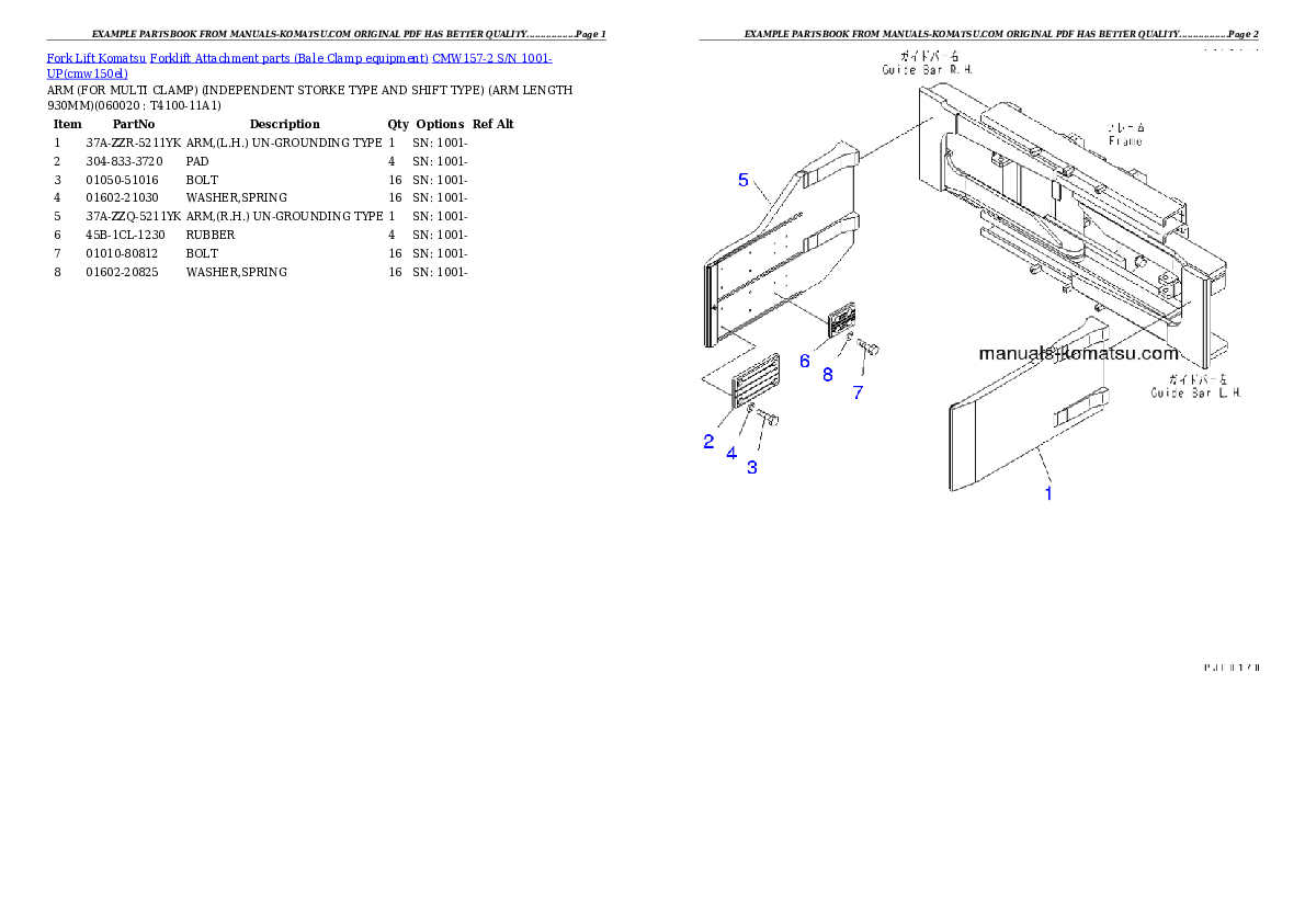 Protected: CMW157-2 S/N 1001-UP Partsbook