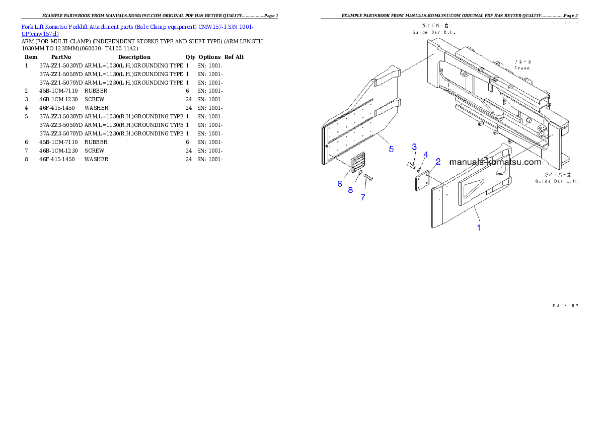 Protected: CMW157-1 S/N 1001-UP Partsbook