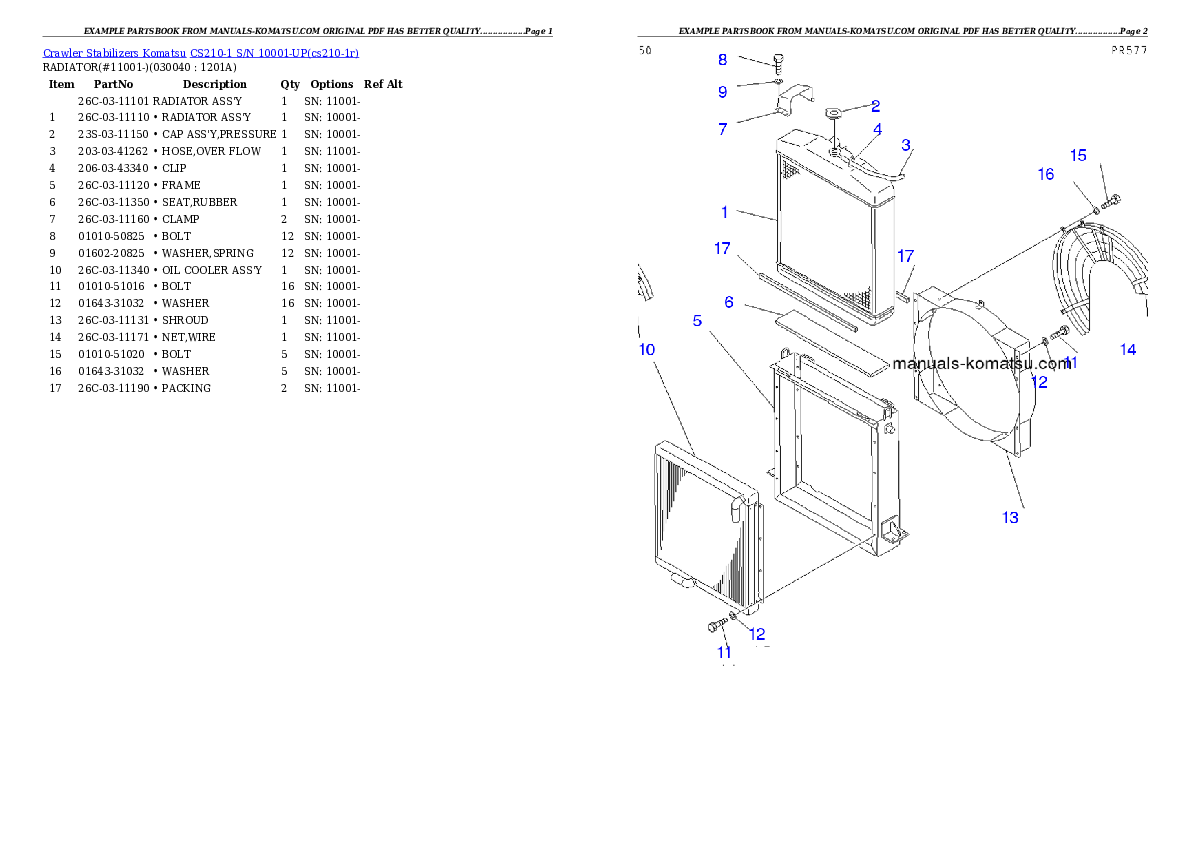 Protected: CS210-1 S/N 10001-UP Partsbook