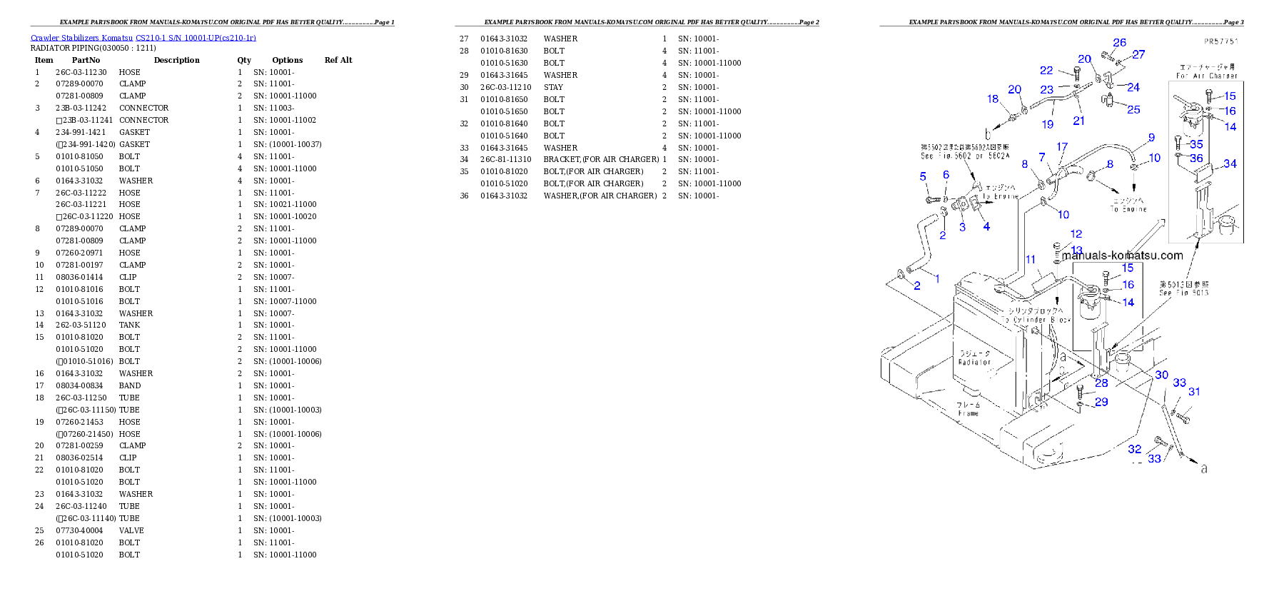 Protected: CS210-1 S/N 10001-UP Partsbook