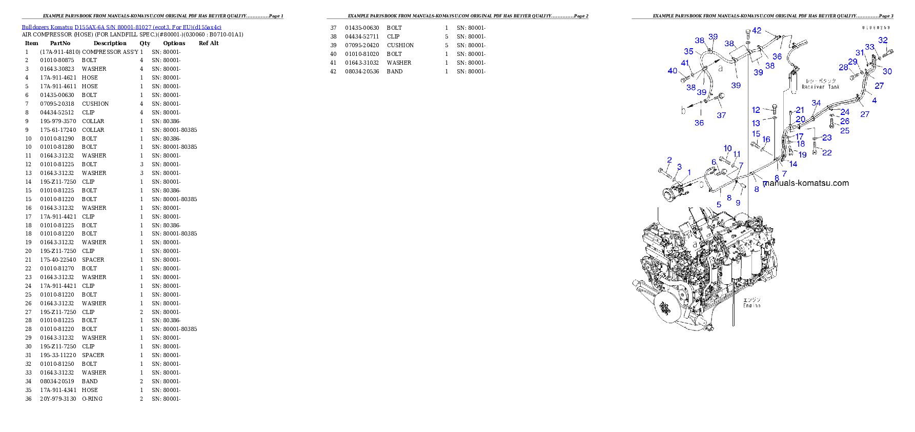 Protected: D155AX-6A S/N 80001-81027 (ecot3, For EU) Partsbook
