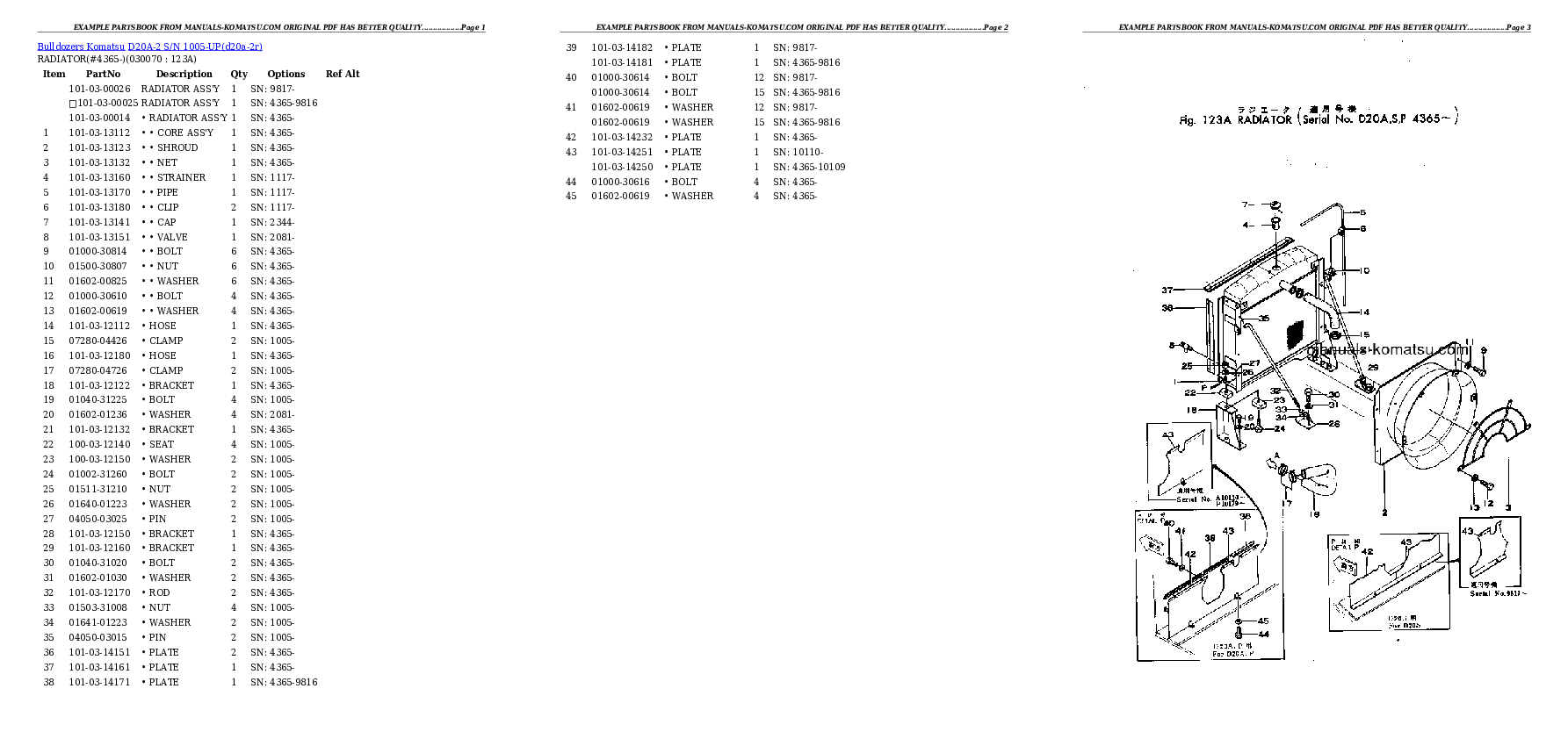 Protected: D20A-2 S/N 1005-UP (Chassis only) Partsbook