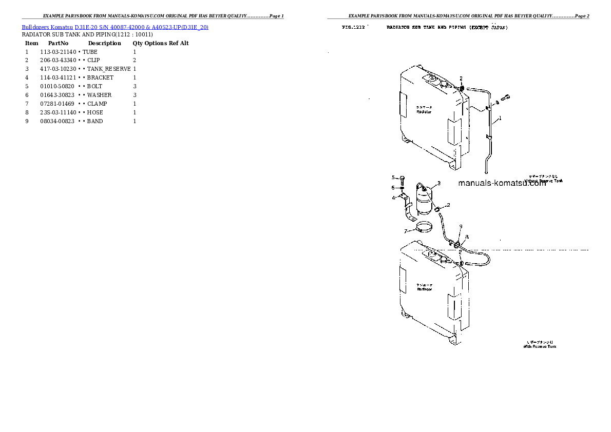 Protected: D31E-20 S/N 40087-42000 & A40523-UP Partsbook