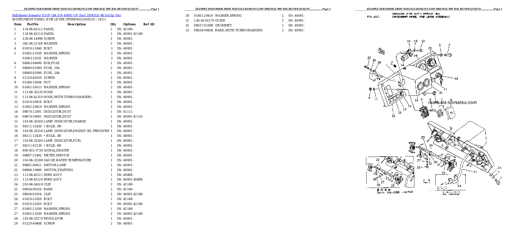 Protected: D31P-18A S/N 40001-UP (Incl. DDK031-4K) Partsbook