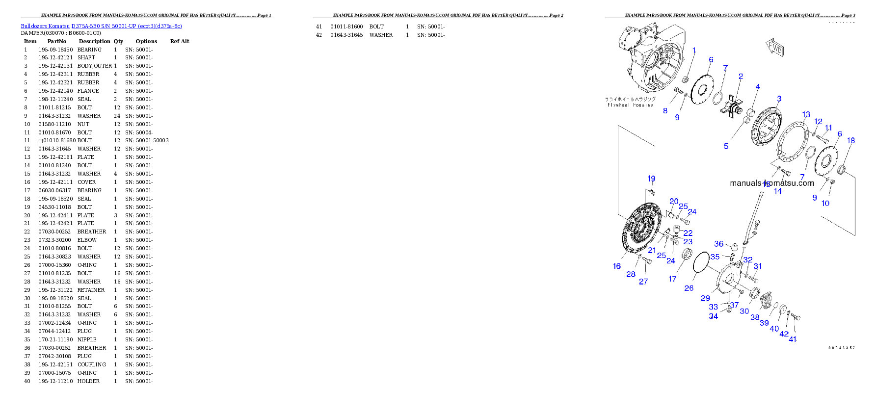 Protected: D375A-5E0 S/N 50001-UP (ecot3, Overseas Version) Partsbook