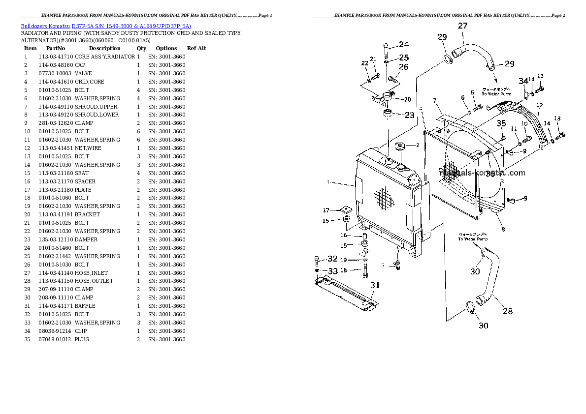 Protected: D37P-5A S/N 1549-3000 & A1649-UP Partsbook