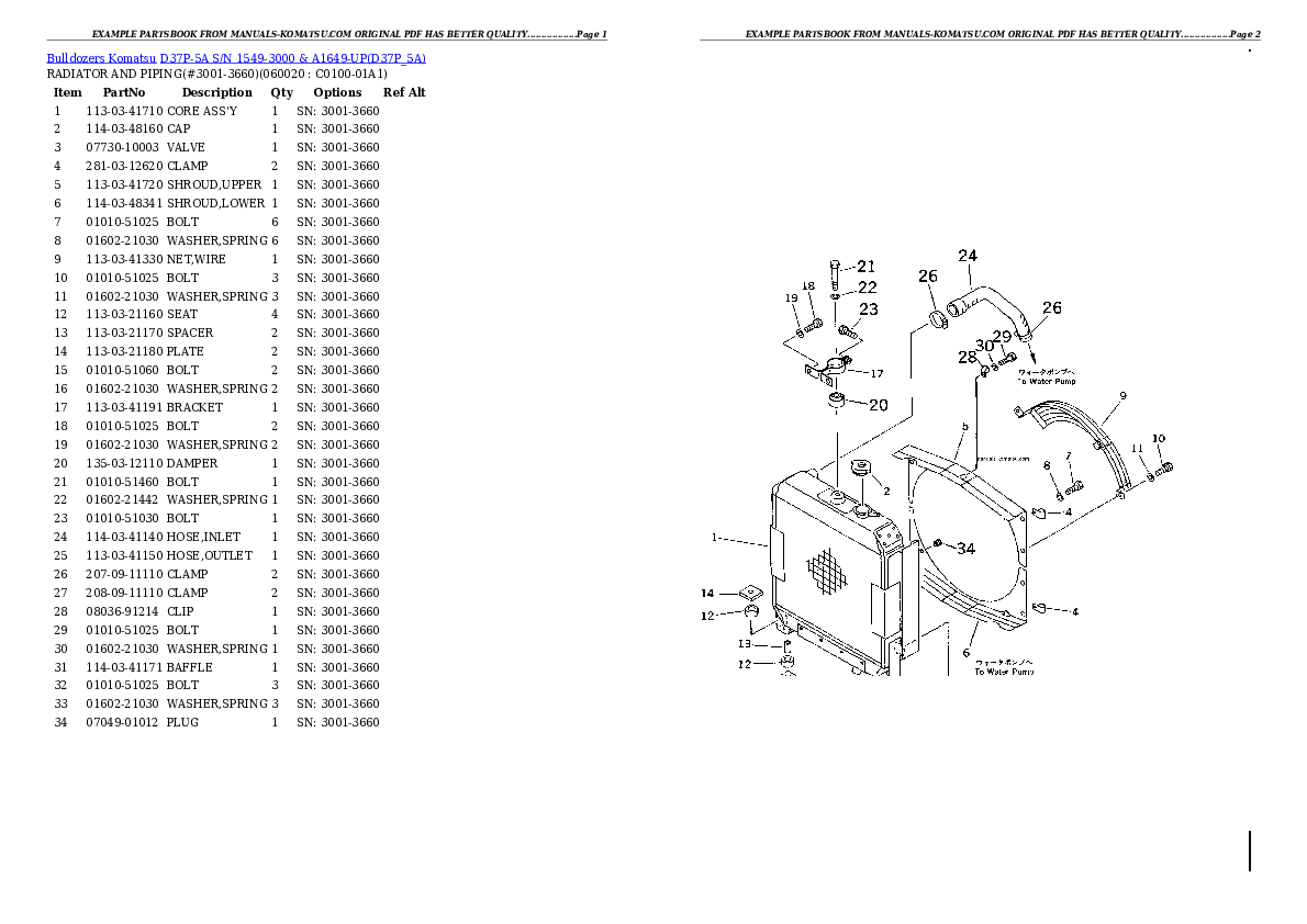 Protected: D37P-5A S/N 1549-3000 & A1649-UP Partsbook