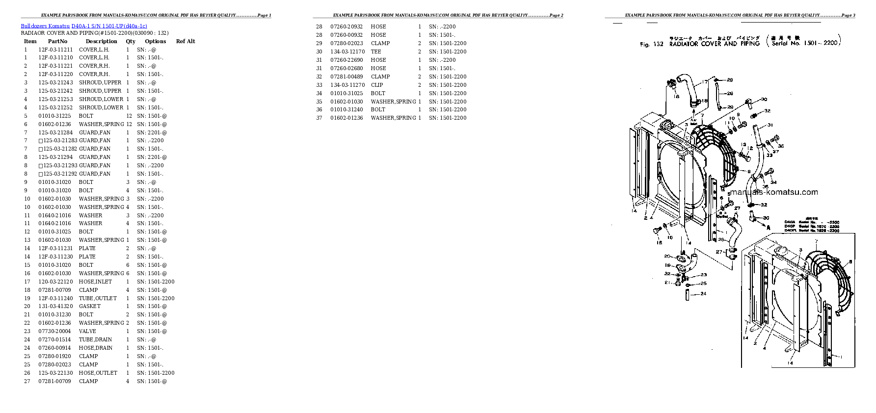 Protected: D40A-1 S/N 1501-UP Partsbook