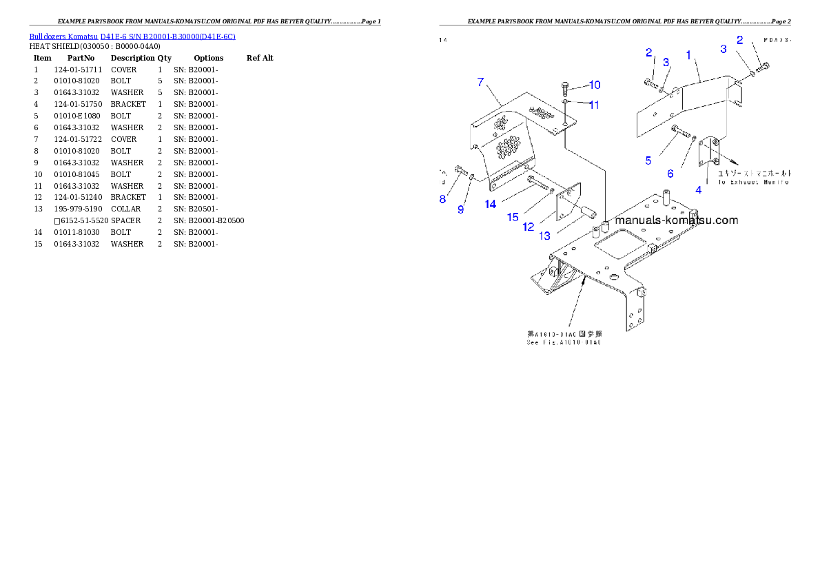Protected: D41E-6 S/N B20001-B30000 Partsbook