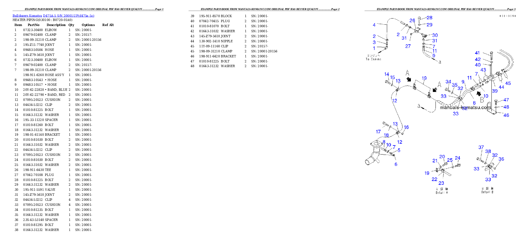 Protected: D475A-5 S/N 20001-UP (For Alaska Extreme Cold Terrain Spec.) Partsbook