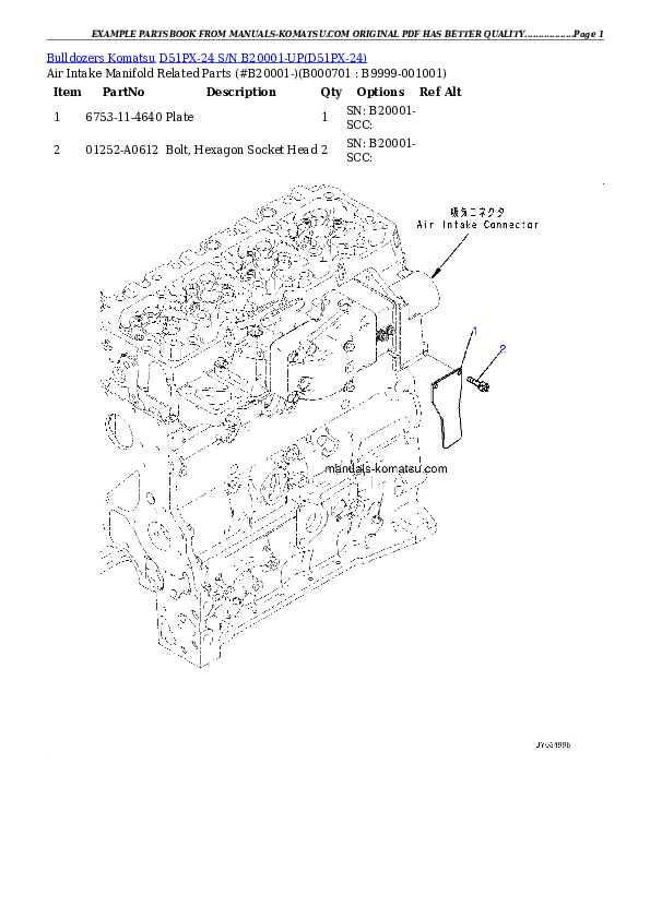 Protected: D51PX-24 S/N B20001-UP Partsbook
