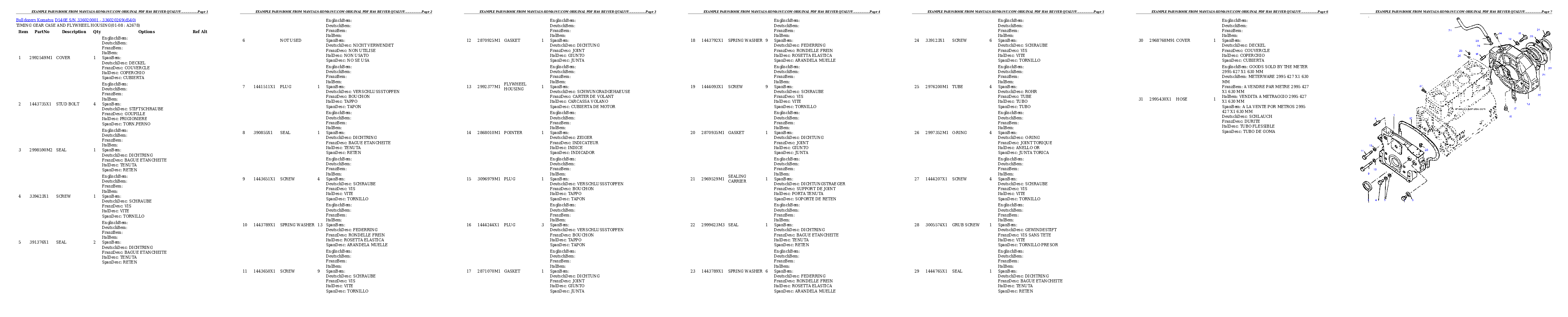 Protected: D540E S/N 336020001 – 336020269 Partsbook