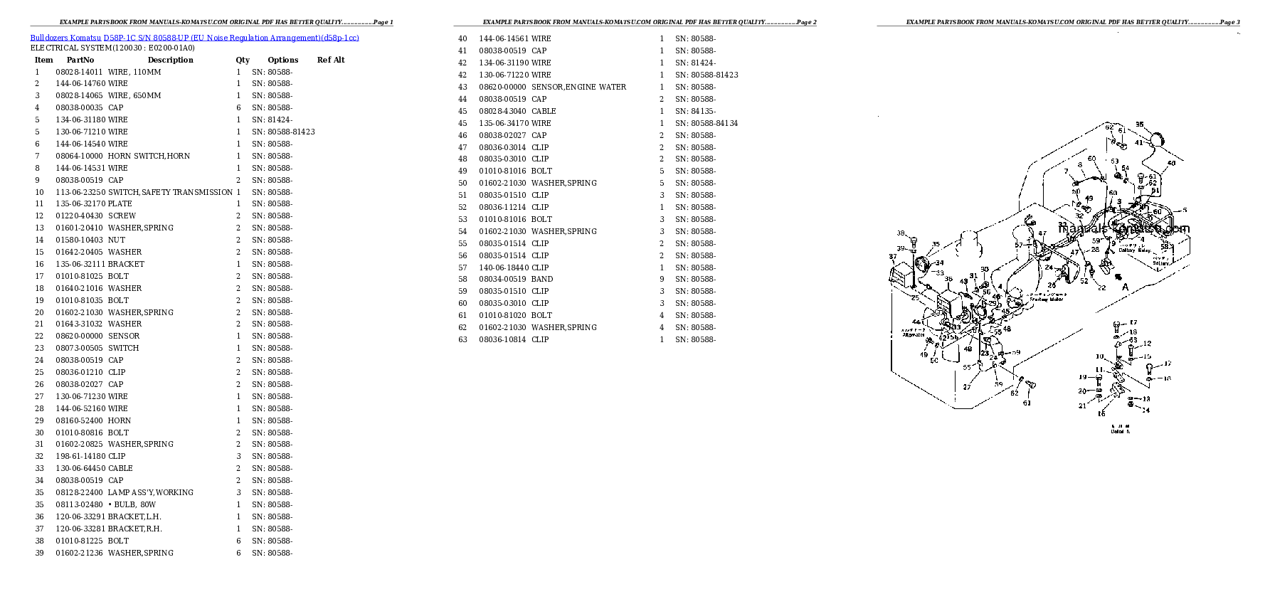 Protected: D58P-1C S/N 80588-UP (EU Noise Regulation Arrangement) Partsbook
