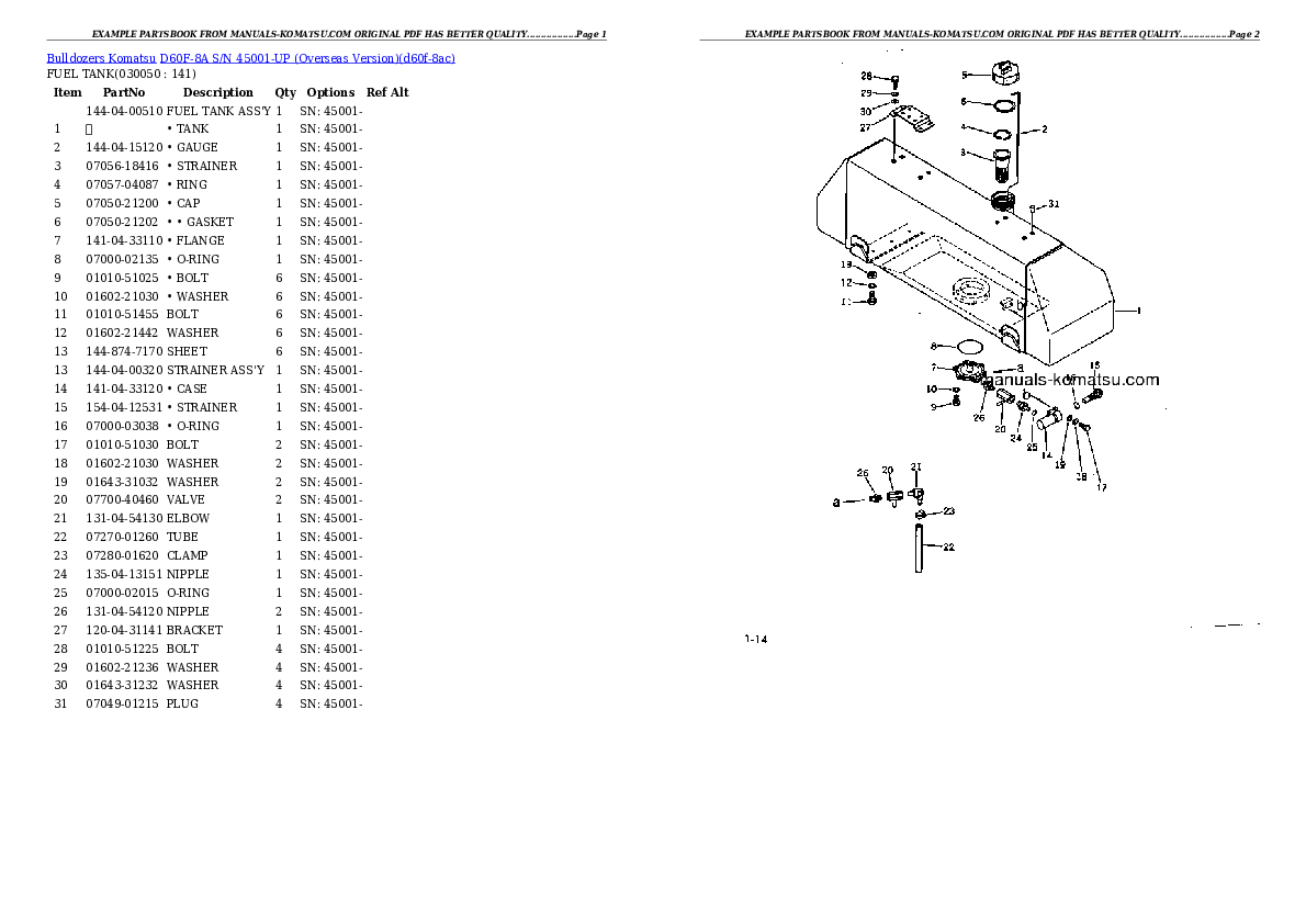 Protected: D60F-8A S/N 45001-UP (Overseas Version) Partsbook