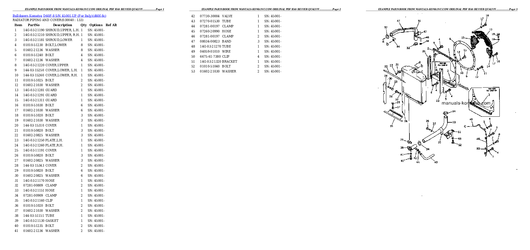 Protected: D60F-8 S/N 45001-UP (For Italy) Partsbook