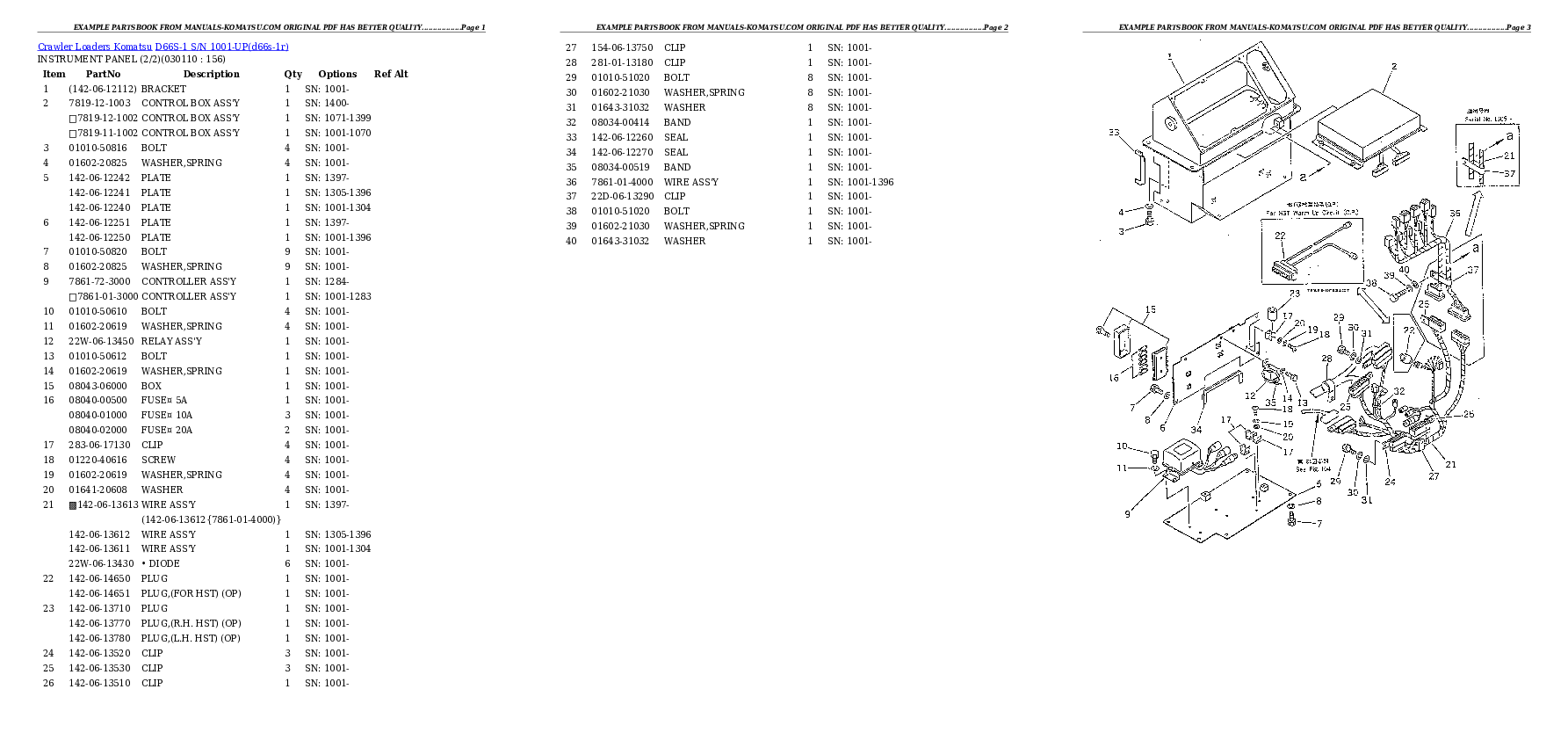 Protected: D66S-1 S/N 1001-UP Partsbook