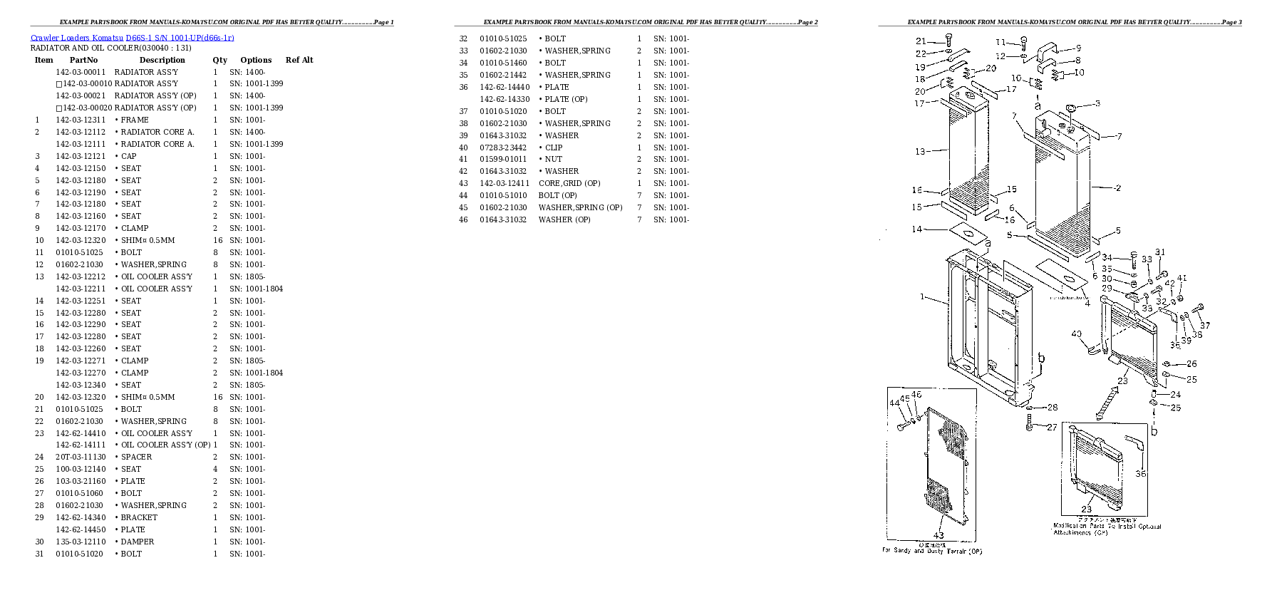 Protected: D66S-1 S/N 1001-UP Partsbook