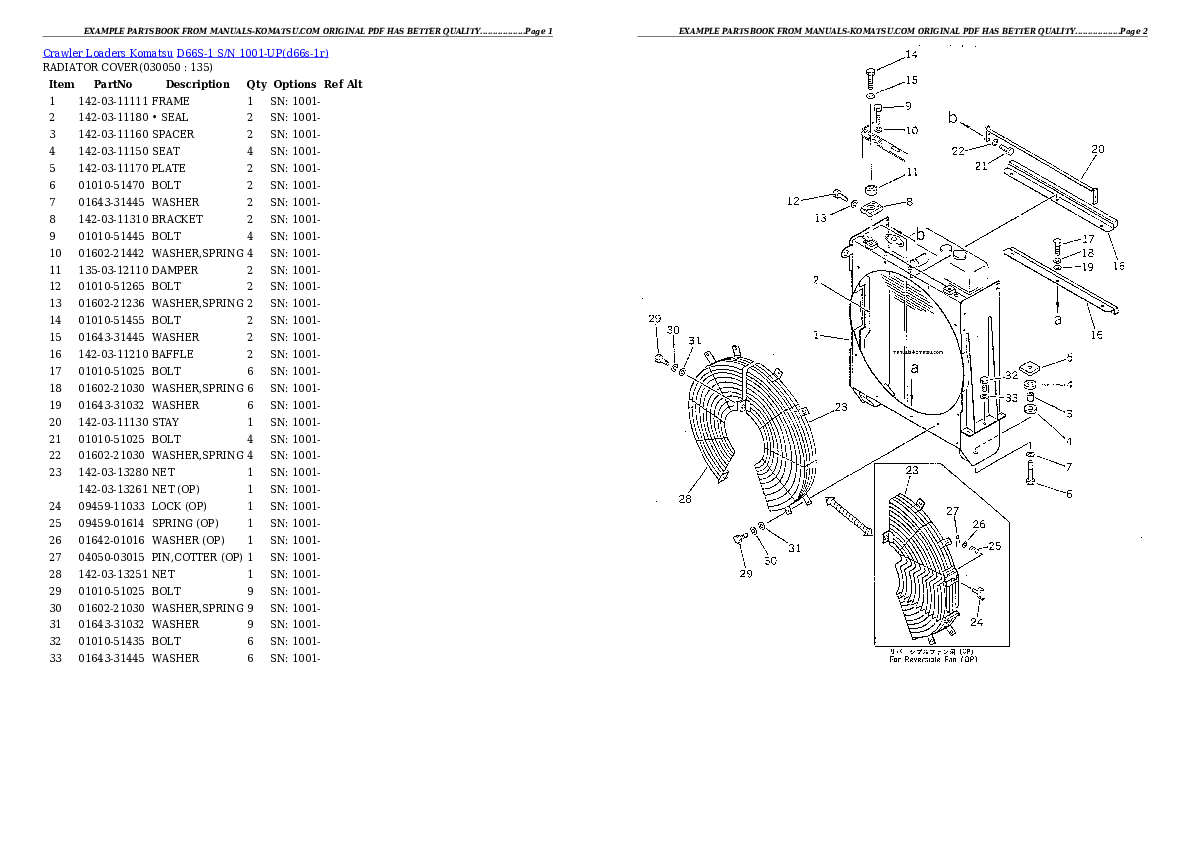Protected: D66S-1 S/N 1001-UP Partsbook