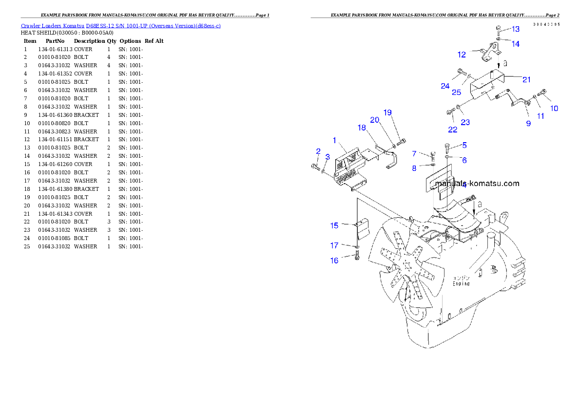 Protected: D68ESS-12 S/N 1001-UP (Overseas Version) Partsbook