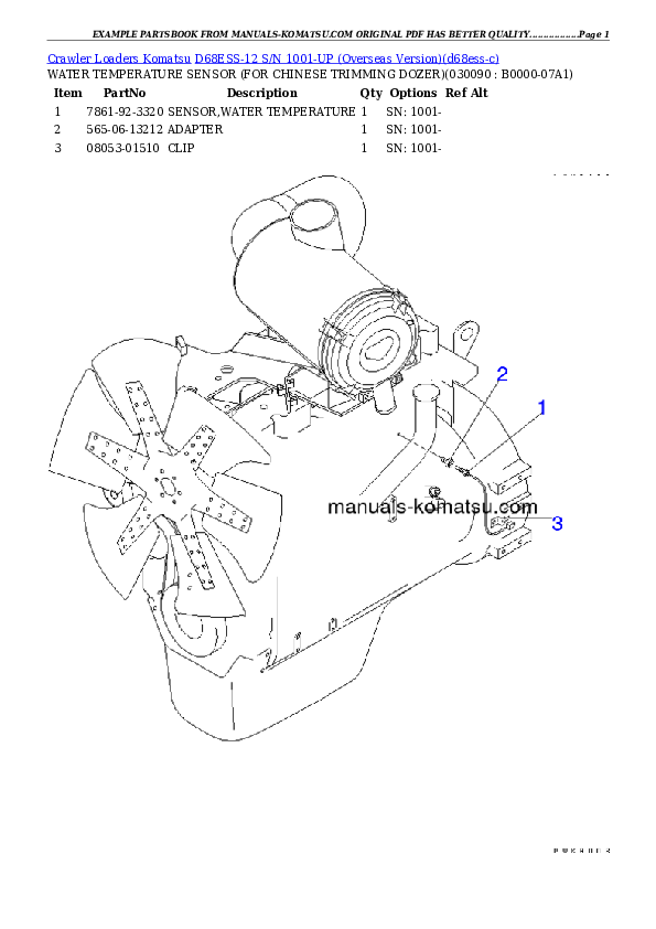 Protected: D68ESS-12 S/N 1001-UP (Overseas Version) Partsbook