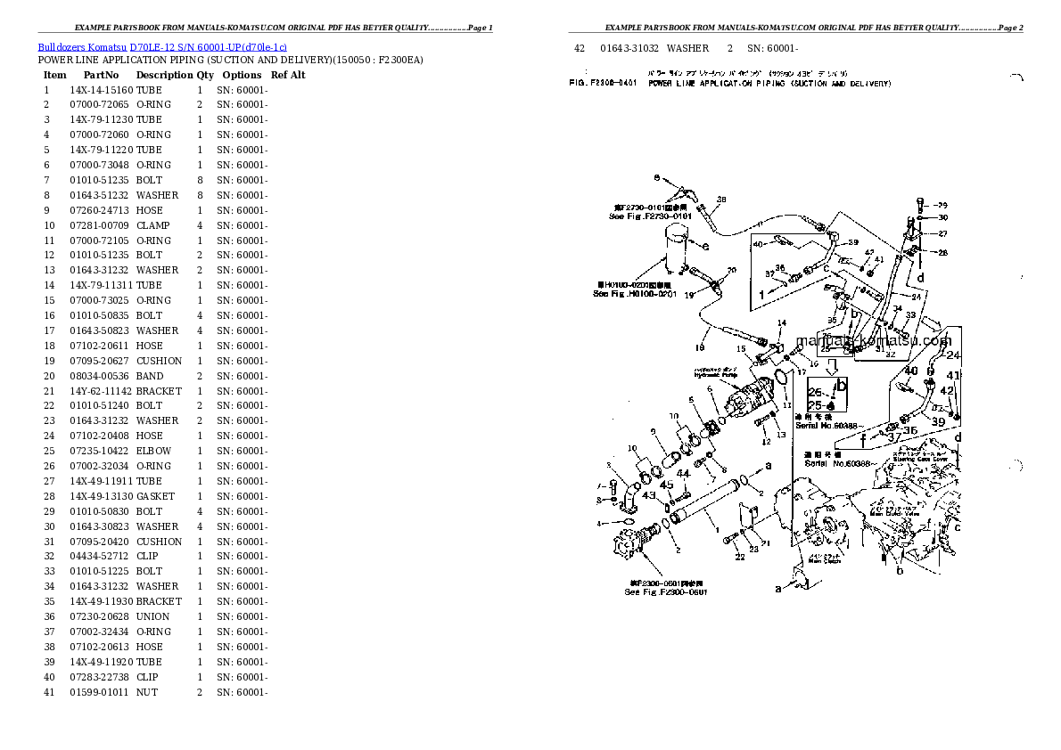 Protected: D70LE-12 S/N 60001-UP Partsbook