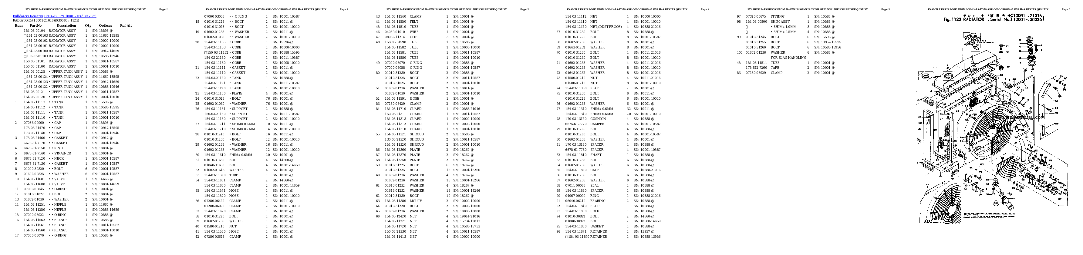 Protected: D80A-12 S/N 10001-UP Partsbook