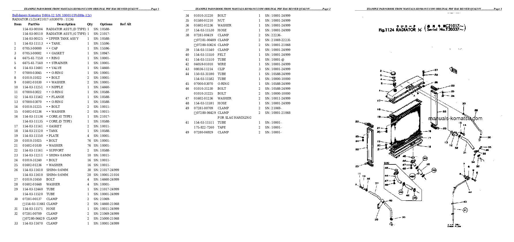 Protected: D80A-12 S/N 10001-UP Partsbook