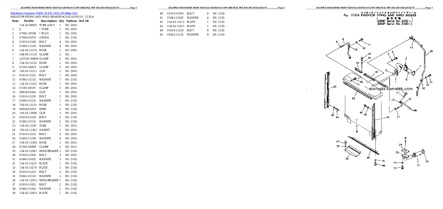 Protected: D80P-18 S/N 2001-UP Partsbook