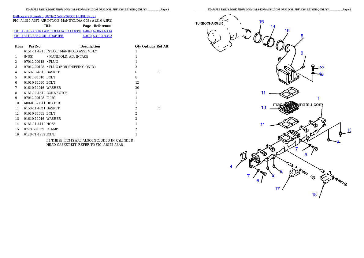Protected: D87E-2 S/N P090001-UP Partsbook