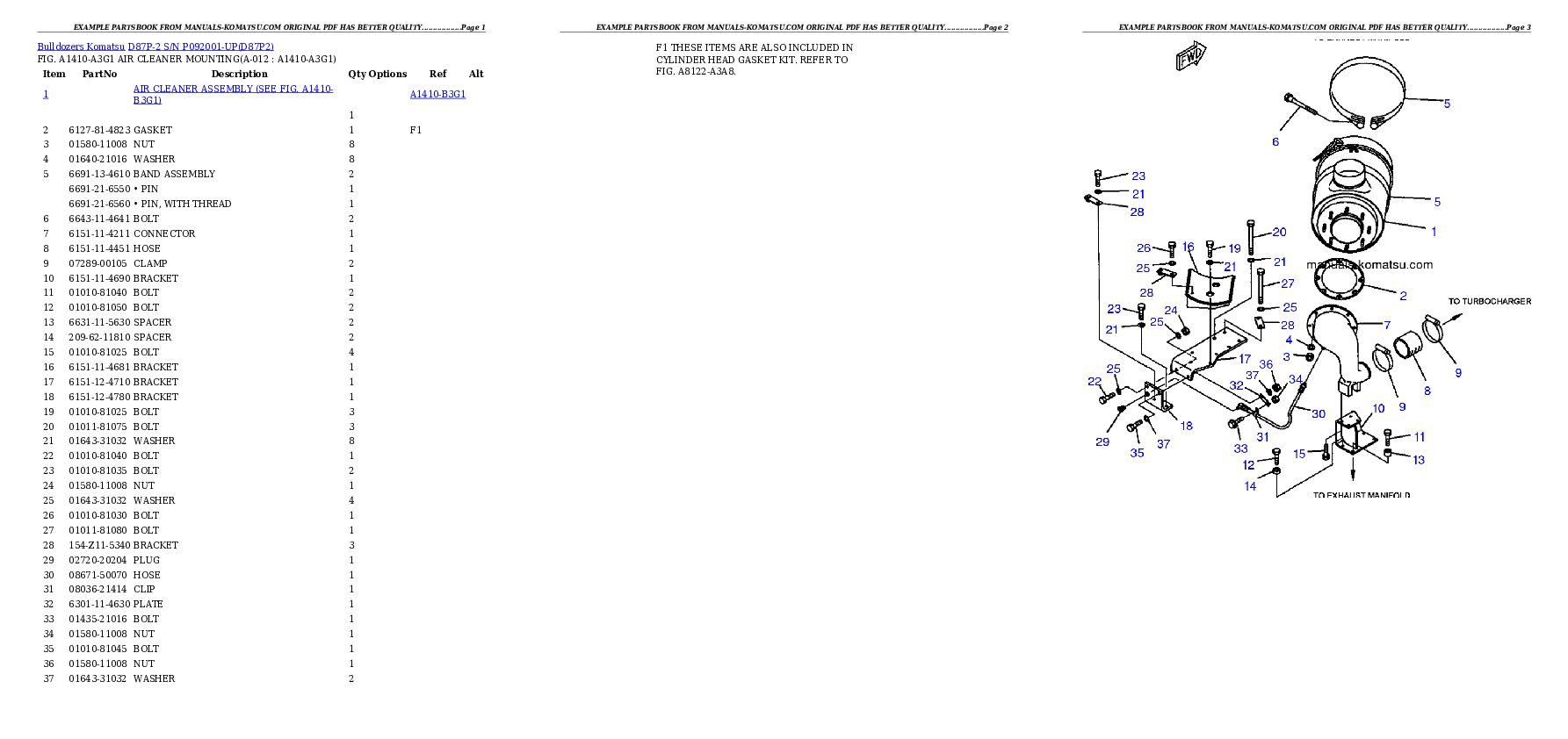Protected: D87P-2 S/N P092001-UP Partsbook