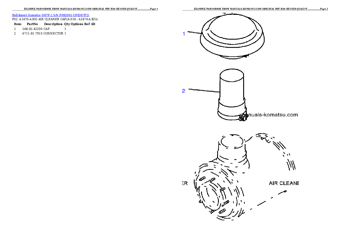 Protected: D87P-2 S/N P092001-UP Partsbook