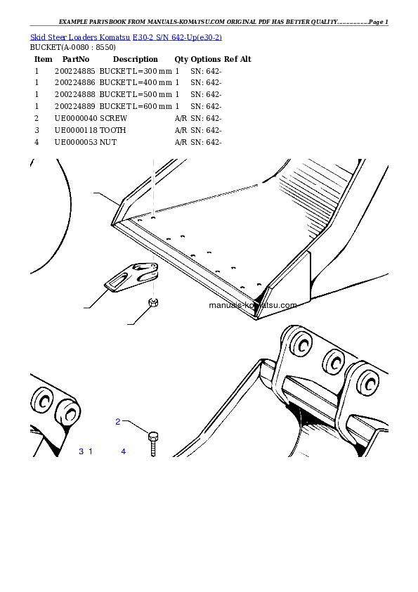 Protected: E30-2 S/N 642-Up Partsbook