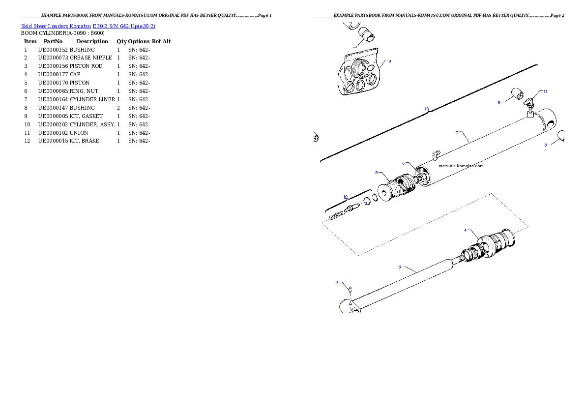 Protected: E30-2 S/N 642-Up Partsbook