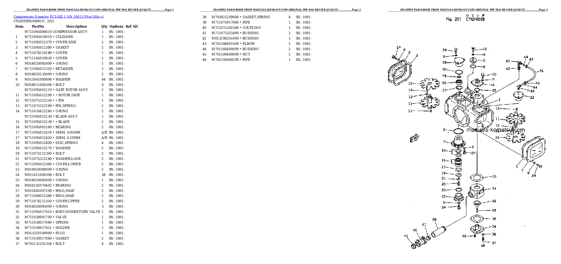 Protected: EC105Z-1 S/N 1001-UP Partsbook