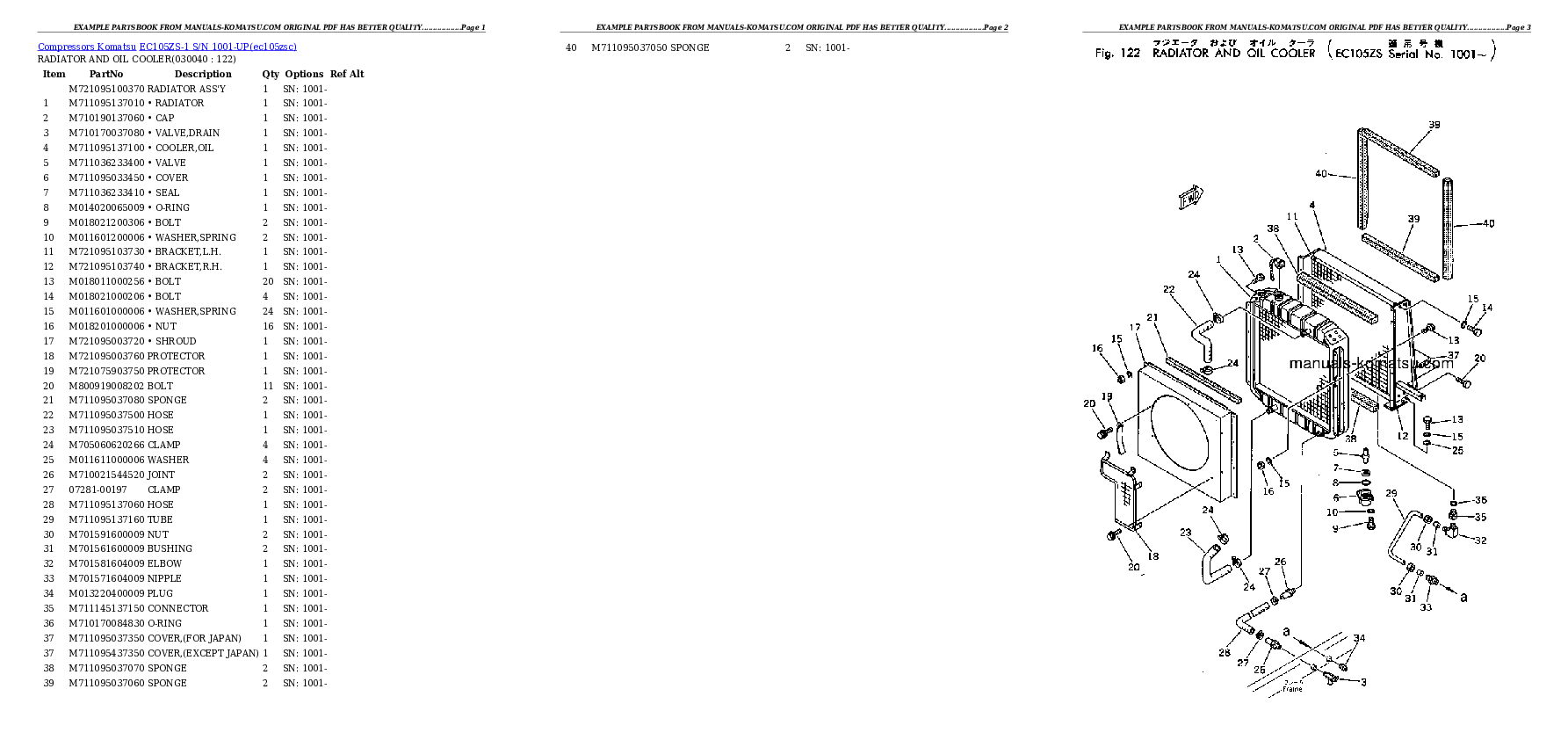 Protected: EC105ZS-1 S/N 1001-UP Partsbook