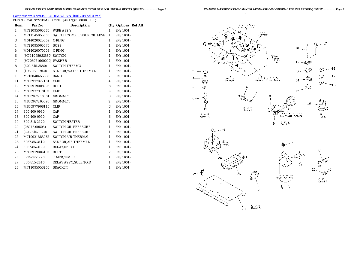 Protected: EC105ZS-1 S/N 1001-UP Partsbook