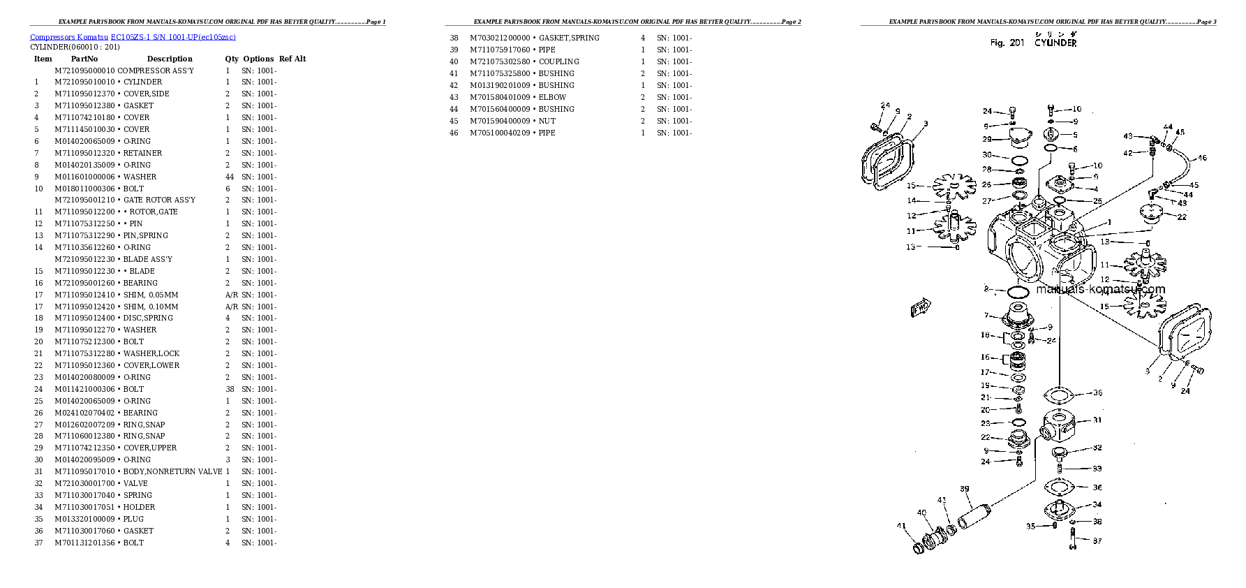 Protected: EC105ZS-1 S/N 1001-UP Partsbook