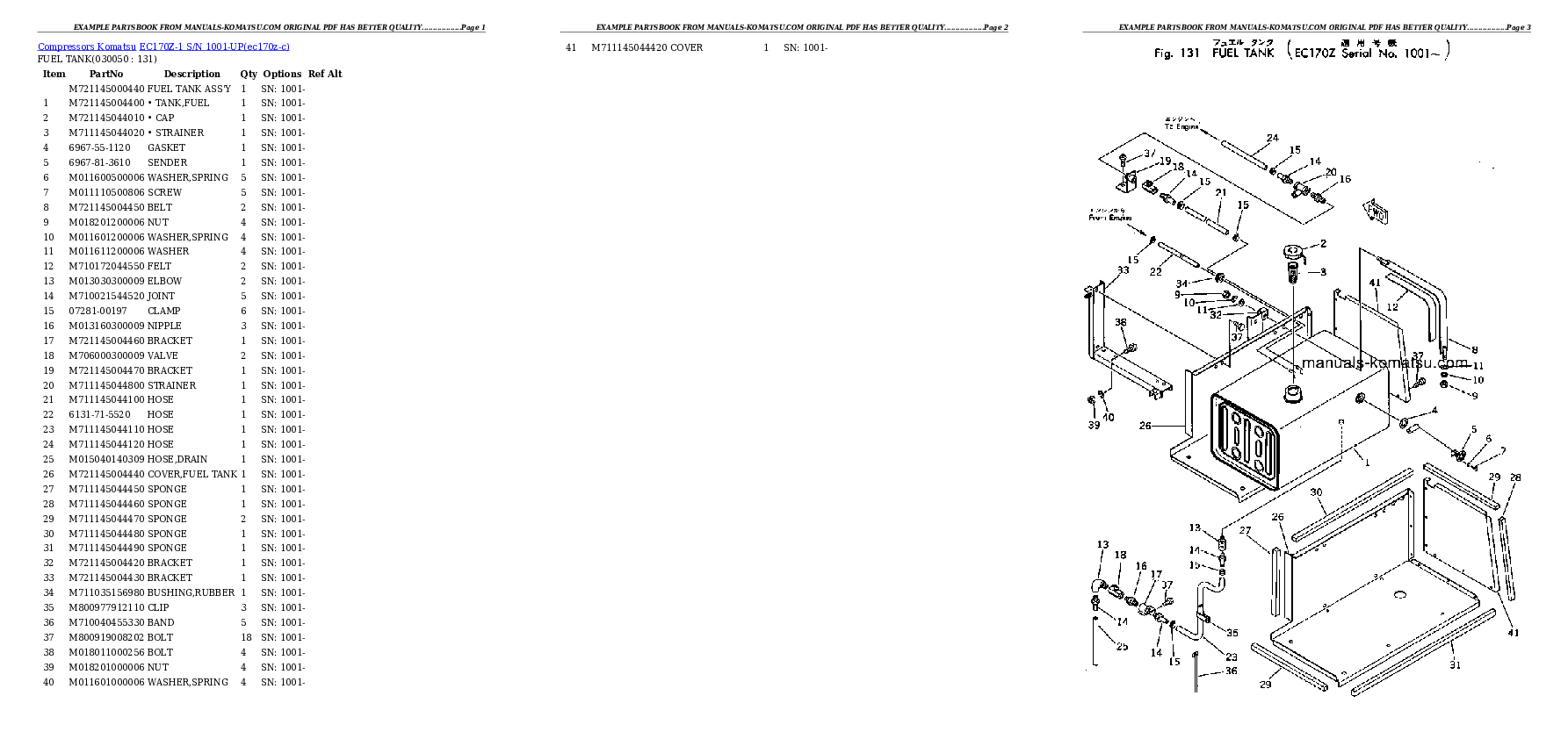 Protected: EC170Z-1 S/N 1001-UP Partsbook